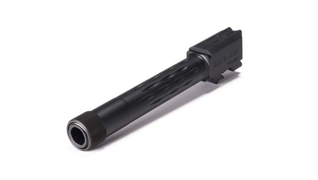 Faxon Firearms Smith & Wesson M&P 2.0 Compact Barrel Flame Fluted Threaded 9mm 1-10 Twist 1/2x28 416-R SS Nitride Chameleon - Faxon Firearms