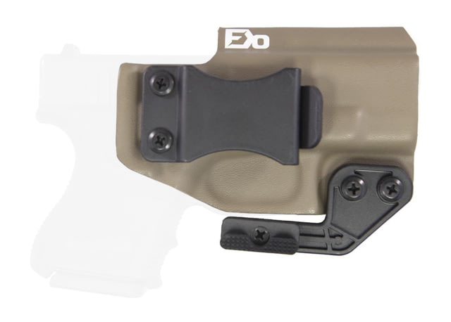 FDO Industries The Paladin IWB Kydex Holster for Glock 26/27 w/ claw and Optic Cut Flat Dark Earth - Fdo Industries