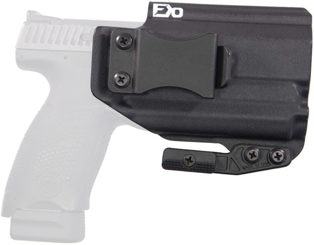 FDO Industries The Pyre Lightbearing IWB Kydex Holster for CZ P10S w/Olight PL-Mini 2 w/claw and Optic cut Black - Fdo Industries