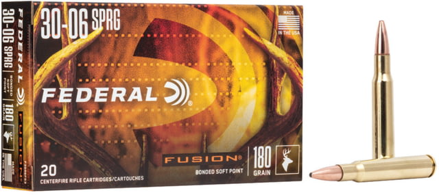 Federal SPRG 180 Grain Tipped Brass Rifle Ammo 20 Rounds
