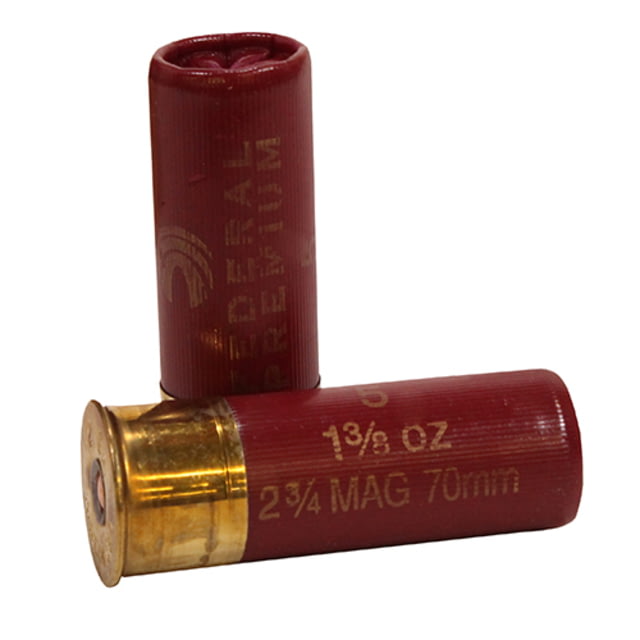 Federal Premium Wing Shok 12 Gauge 1 3/8oz Upland High Velocity Centerfire Shotgun Ammo 4 Shot 25 Rounds P138