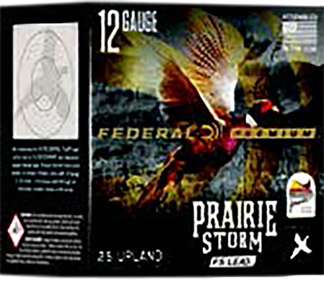 eral Prairie Storm 28 Gauge 0.125oz 3in Shotgun #6 Shot FS Lead 25 Rounds PFX285FS Ammo