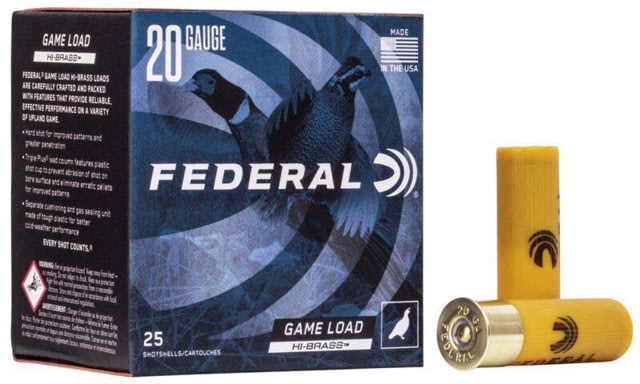 eral Premium 20 Gauge 3DR 1 1/4oz 3in Shotgun #6 25 Rounds H258 Ammo