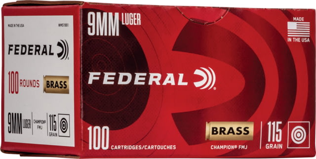 eral Champion 30 Super Carry 90 Grain Full Metal Jacket Pistol 50 Rounds Ammo