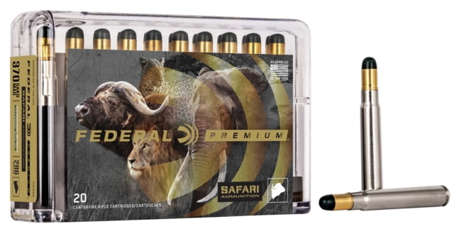 eral Premium CAPE-SHOK .370 Sako Magnum 286 Grain Woodleigh Hydro Solid Centerfire Rifle 20 Rounds Ammo