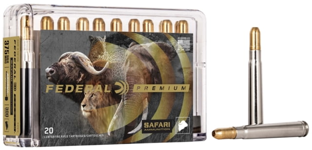 eral Premium CAPE-SHOK .375 H&H Magnum 300 Grain Trophy Bonded Sledgehammer Solid Centerfire Rifle 20 Rounds Ammo