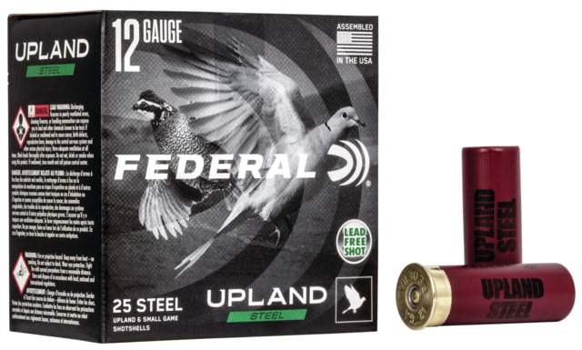 eral Premium Upland Steel 12 Gauge 1 1/8oz 2 3/4in Shotgun 7.5 25 Rounds USH12 7.5 Ammo