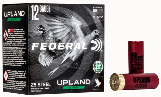 eral Premium Upland Steel 12 Gauge 1oz 2.75in Shotgun Shot 7.5 Shot 25 Rounds USH122 7.5 Ammo