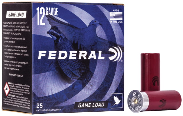 eral Premium Game Load Upland 12 Gauge 1oz 2 3/4in Shotgun 8 Shot 25 Rounds H121 Ammo