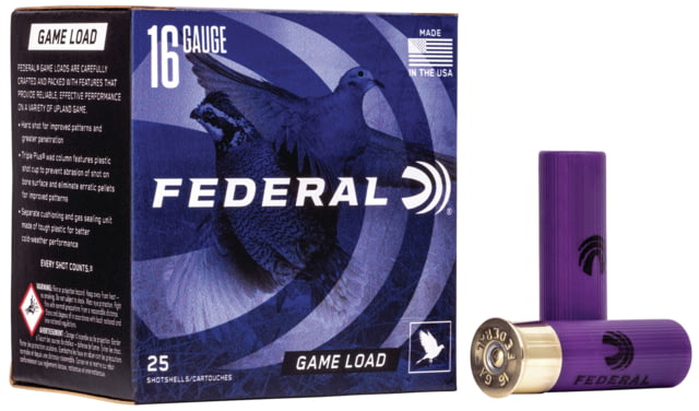 eral Premium Game Load Upland 16 Gauge 1oz Game Load Upland Centerfire Shotgun 8 Shot 25 Rounds H160 Ammo