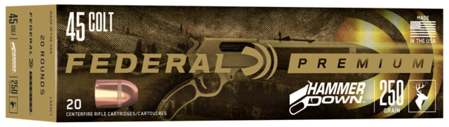 eral Premium .45 Colt 250 Grain Bonded Hollow Point Brass Centerfire Pistol 20 Rounds Ammo