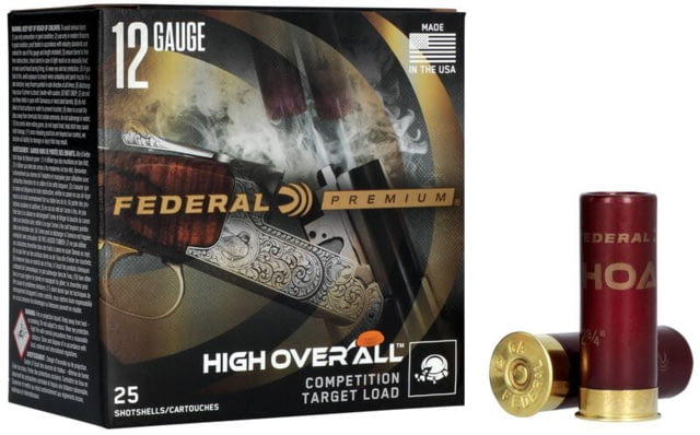 eral Premium High Over All 12 Gauge 24 Gr 2 3/4in 1335 FPS 9 Centerfire Shotgun 250 Round Ammo