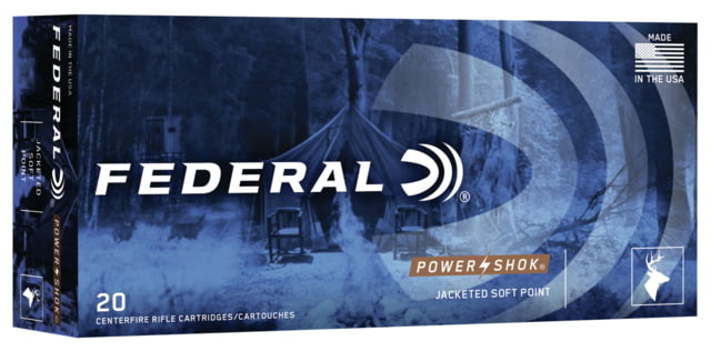 eral Premium Power-Shok .30 Carbine 110 Grain Jacketed Soft Point Centerfire Rifle 20 Rounds Ammo
