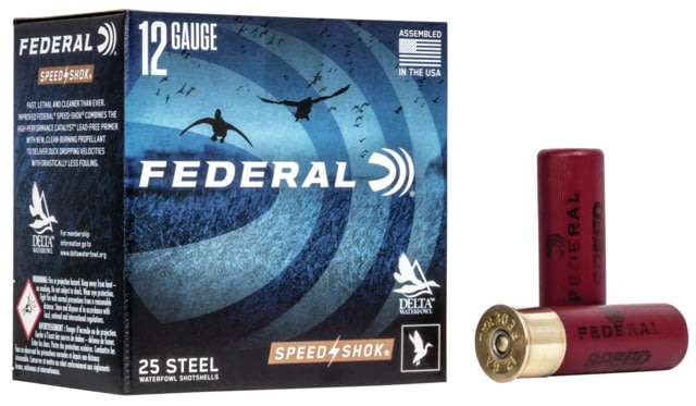 eral Premium Speed Shok 12 Gauge 1 1/8oz 3in Speed Shok Centerfire Shotgun BB Shot 25 Round WF145 BB Ammo