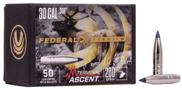 Federal Terminal Ascent Component Bullet .308 200 Grain Rifle Bullet 50