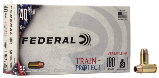 eral Premium .40 S&W 180 Grain Jacketed Hollow Point Brass Centerfire Pistol 50 Rounds Ammo