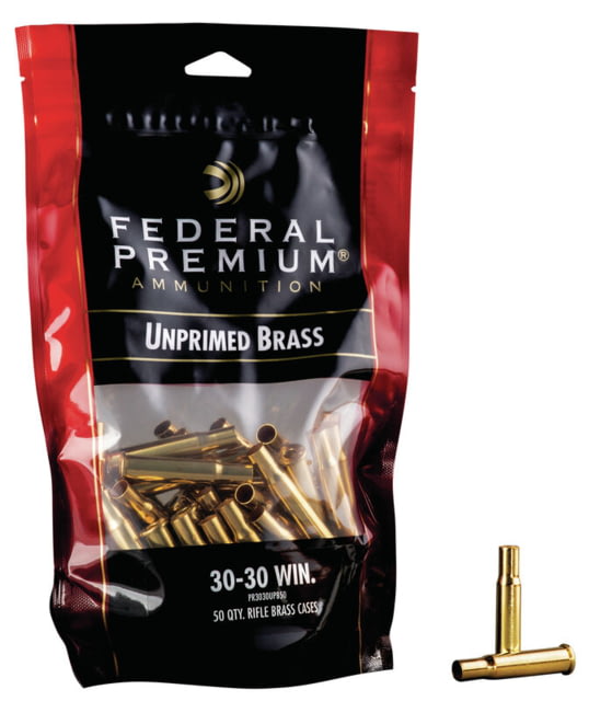 Federal Premium Unprimed Empty Brass-Rifle  Win - Federal