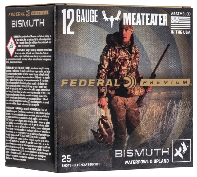 Federal Premium Wing Shok 12 Gauge 1 1/4 Oz Bismuth Centerfire Shotgun Ammo 5 Shot 25 Rounds PBIX144 eral Premium Wing Shok 12 Gauge 1 1/4 Oz Bismuth Centerfire Shotgun 5 Shot 25 Rounds PBIX144 Ammo