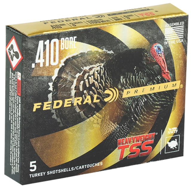 eral Premium Turkey Heavyweight TSS 410 Gauge 13/16oz 3in Shotgun 5 Rounds PTSS419F Ammo