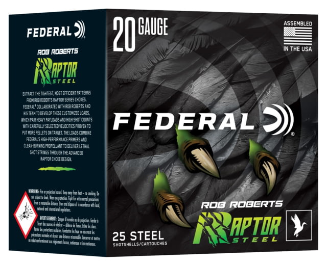 Federal 20 Gauge 1oz 3in Shotgun Ammo #2 25 Rounds RRS209 eral 20 Gauge 1oz 3in Shotgun #2 25 Rounds RRS209 Ammo