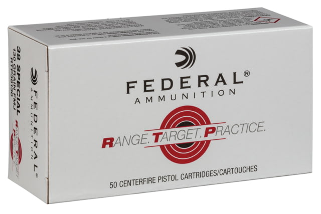 Federal Federal  Range And Target 38 Special 130 Gr Full Metal Jacket FMJ 50 - $27.19 at Optics Planet
