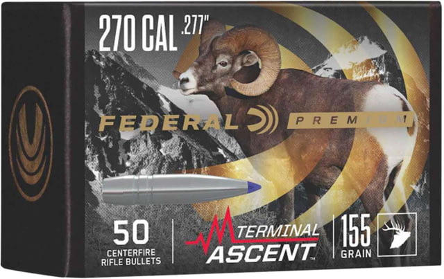 Federal Terminal Ascent Component Bullet .277 155 Grain Rifle Bullet 50 - Federal