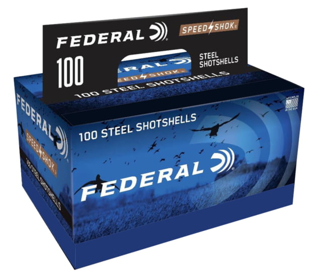 Federal Premium Speed Shok 12 Gauge 1 1/4oz Speed Shok Centerfire Shotgun Ammo 2 Shot 100 Rounds WF142100