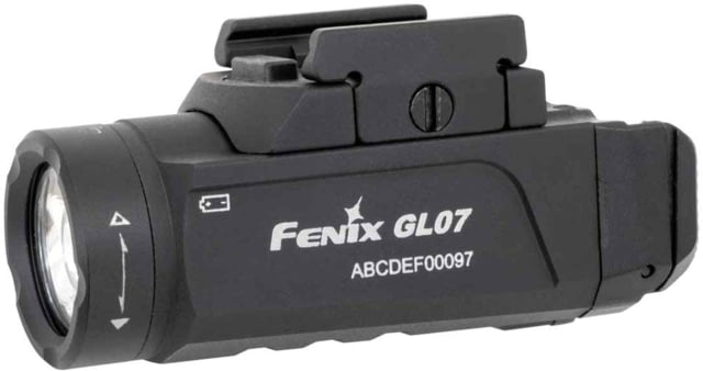 Fenix GL07 700 Lumens LED Compact Weapon Light Rechargeable Universal Black - Fenix