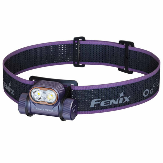 Fenix Lighting HM55R Lithium Ion 1200 Lumens Headlamp Purple