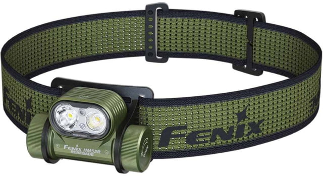 Fenix Lighting HM55R Renegade ARB-L18-1600 1200 LED Headlamp OD Green - Fenix Lighting