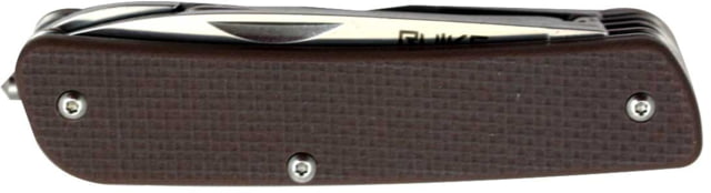 RUIKE M41 Multifunction Knife 2.79in 12C27 Stainless Steel Clip Point Plain Blade G10 Handle Brown - Ruike