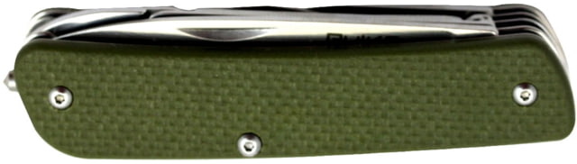 RUIKE M41 Multifunction Knife 2.79in 12C27 Stainless Steel Clip Point Plain Blade G10 Handle Green - Ruike