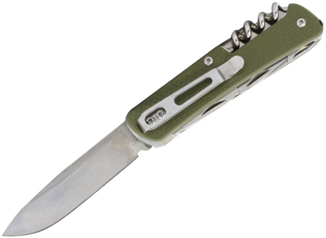 RUIKE M42 Multifunction Knife 2.79in 14C28N Stainless Steel Clip Point Plain Blade Green - Ruike