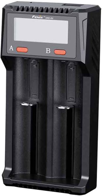 Fenix Micro USB Li-ion/Ni-Cd/Ni-MH Smart Charger Dual Channel 2000 mA max Charge Current Black - Fenix