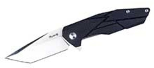 RUIKE P138 Folding Knife 3.54in 14C28N Stainless Steel Tanto Plain Blade G10 Handle Black - Ruike