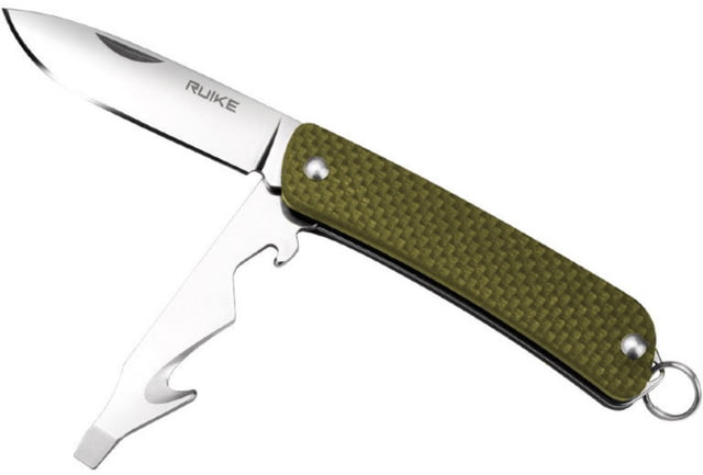 RUIKE S21 Multifunction Knife 2.1in 14C28N Stainless Steel Clip Point Plain Blade Green - Ruike