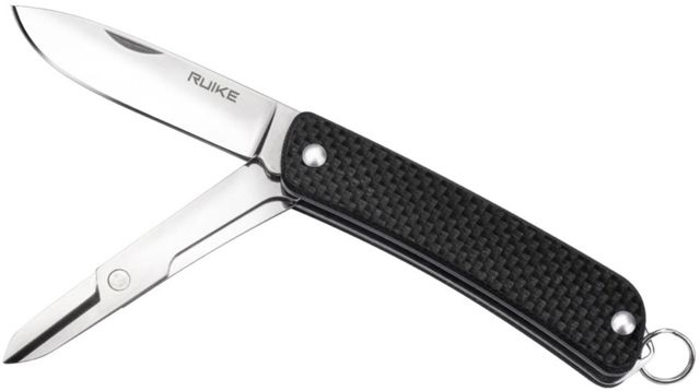 RUIKE S22 Multifunction Knife 2.1in 14C28N Stainless Steel Clip Point Plain Blade Black - Ruike