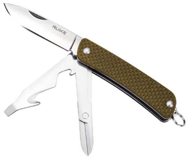 RUIKE S31 Multifunction Knife 2.79in 14C28N Stainless Steel Clip Point Plain Blade Green - Ruike