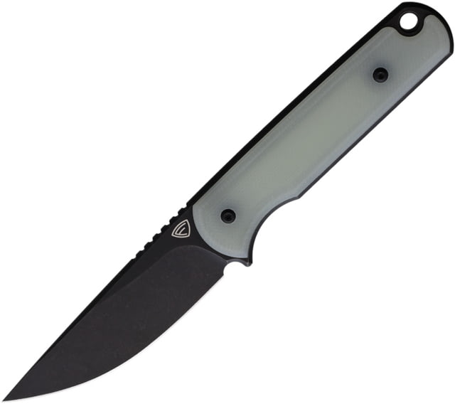 Ferrum Forge Knife Works Lackey Fixed Blade Jade Black - Ferrum Forge Knife Works