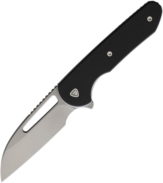 Ferrum Forge Knife Works Prolix Linerlock Black Folding Knife 2.75" stonewash finish Nitro V steel blade Black G10 handle PROLIX BLACK - Ferrum Forge Knife Works