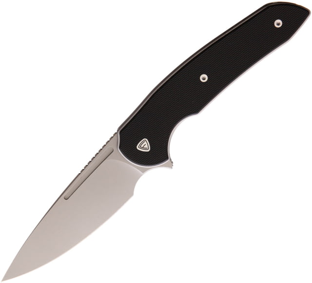 Ferrum Forge Knife Works Stinger Linerlock Folding Knife 3.25" stonewash finish Nitro V steel blade Black G10 handle STINGER BLACK - Ferrum Forge Knife Works
