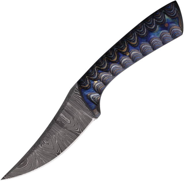 FH Knives Damascus Fixed Blade FHK - Fh Knives