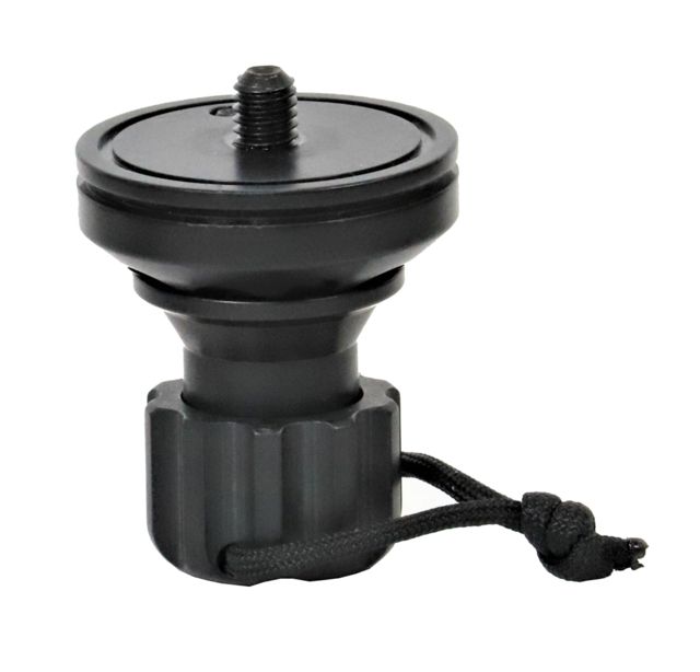 Field Optics Research 75mm Bowl Top Leveling Base for FBT Series Tripods Short handle Includes Short Handle Assy and Bowl Disk. - Field Optics Research