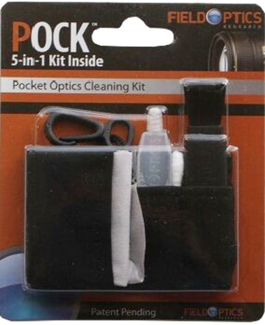 Field Optics Research Pocket Optics Cleaning Kit Hang Tag Black - Field Optics Research