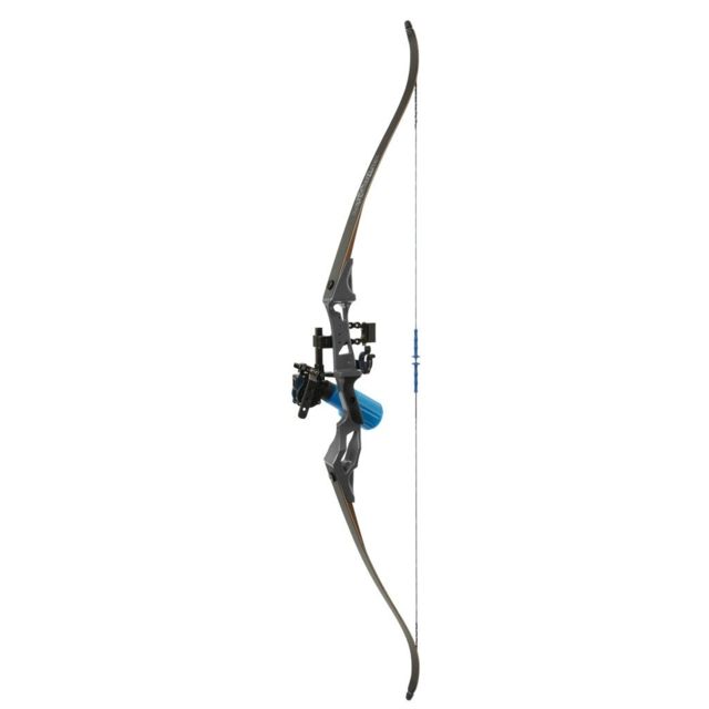 Fin-Finder Bank Runner Recurve Winch Pro Package 35lbs RH Black - Fin-Finder