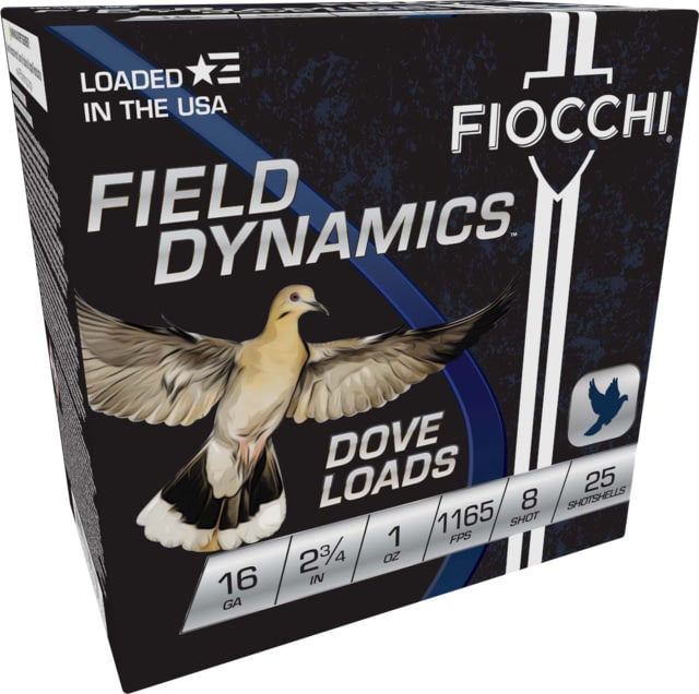 cchi Dove/Quail 16 Gauge 1oz 2.75in 8 Size Shotgun 25 Rounds Ammo