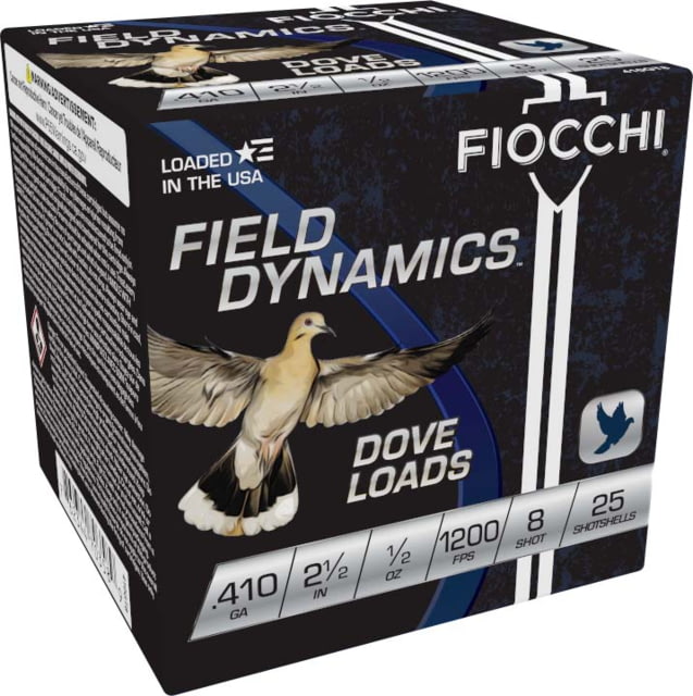 cchi Dove/Quail 410 Gauge 1/2oz 2.5in Shotgun 25 Rounds Ammo