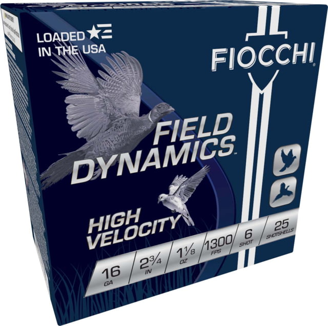 cchi Hi Velocity Lead 16 Gauge 1 1/8oz 2.75in 6 Shot Shotgun 25 Rounds Ammo