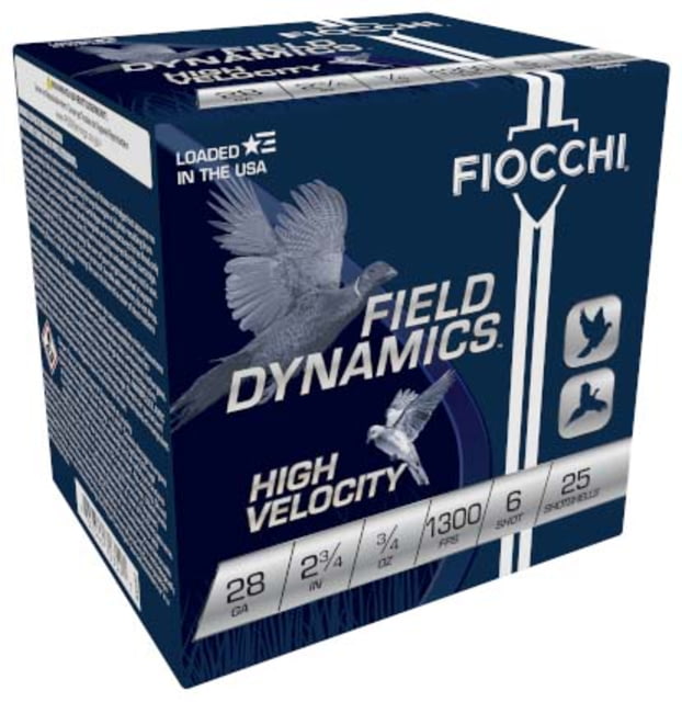 cchi Hi Velocity Lead 28 Gauge 3/4 Oz 2.75in Shotgun #6 25 Rounds Ammo