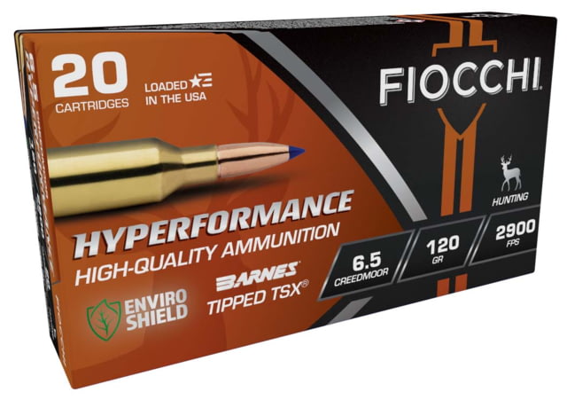 Fiocchi Hyperformance Hunt 6.5 Creedmoor 120 Gr Rifle Centerfire Brass Rifle Ammo 20 Round cchi Hyperformance Hunt 6.5 Creedmoor 120 Gr Rifle Centerfire Brass Rifle 20 Round Ammo